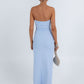 Abby Maxi Dress - Baby Blue Mesh