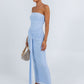 Abby Maxi Dress - Baby Blue Mesh