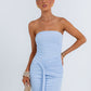 Abby Maxi Dress - Baby Blue Mesh