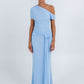 Que Maxi Dress - Baby Blue Mesh
