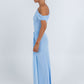 Que Maxi Dress - Baby Blue Mesh