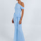 Que Maxi Dress - Baby Blue Mesh