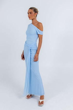 Que Maxi Dress Baby Blue