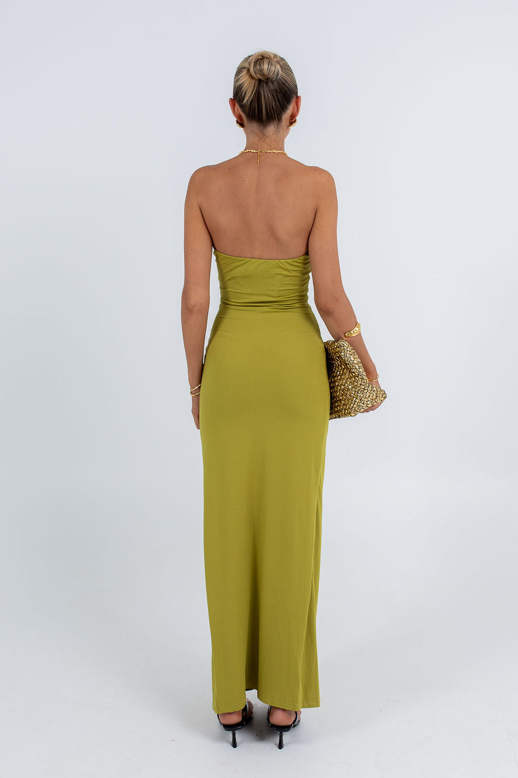Nicole Maxi Dress - Olive