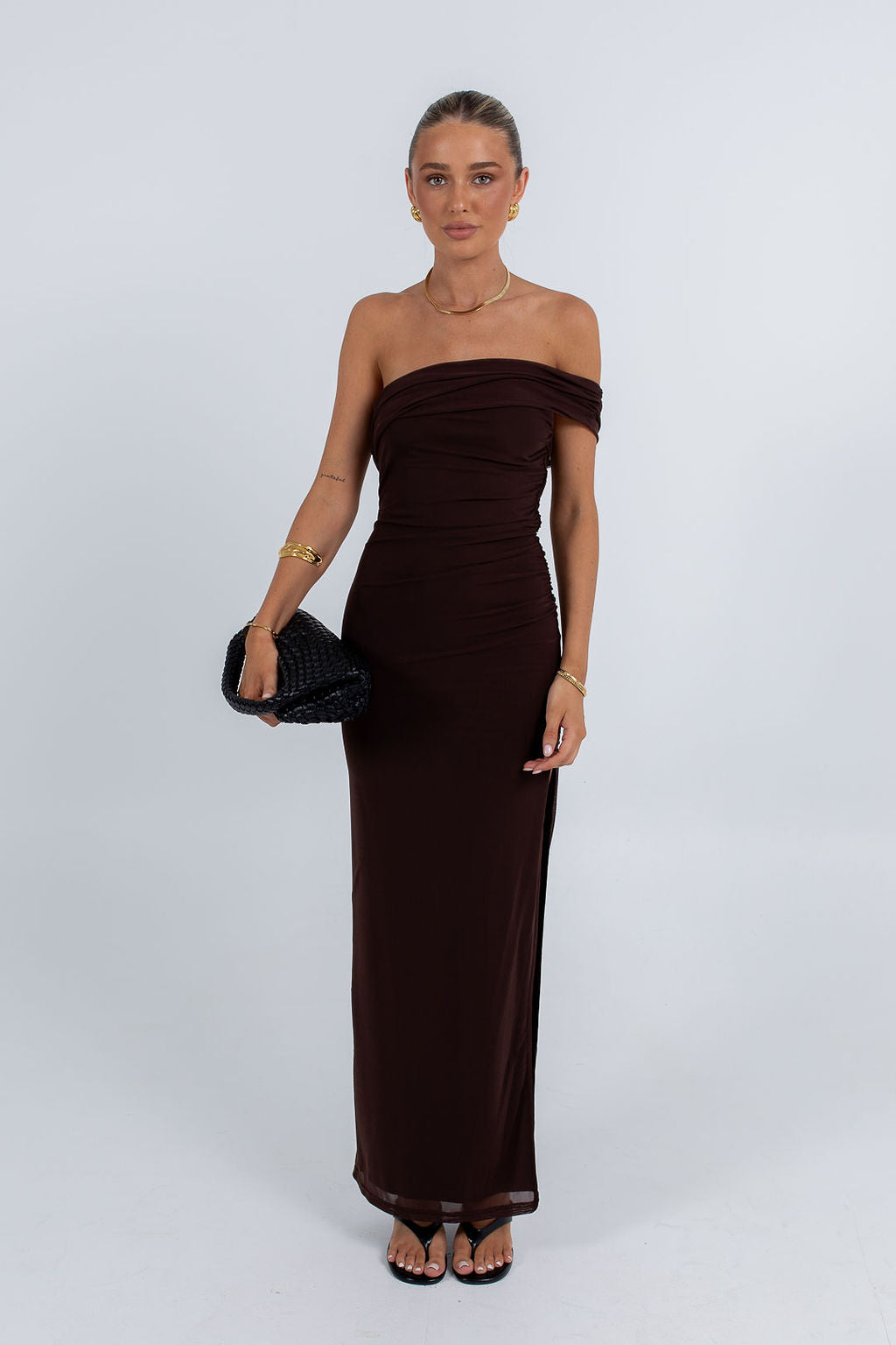 Haylee Maxi Dress Dark Chocolate