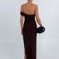 Haylee Maxi Dress - Chocolate Mesh