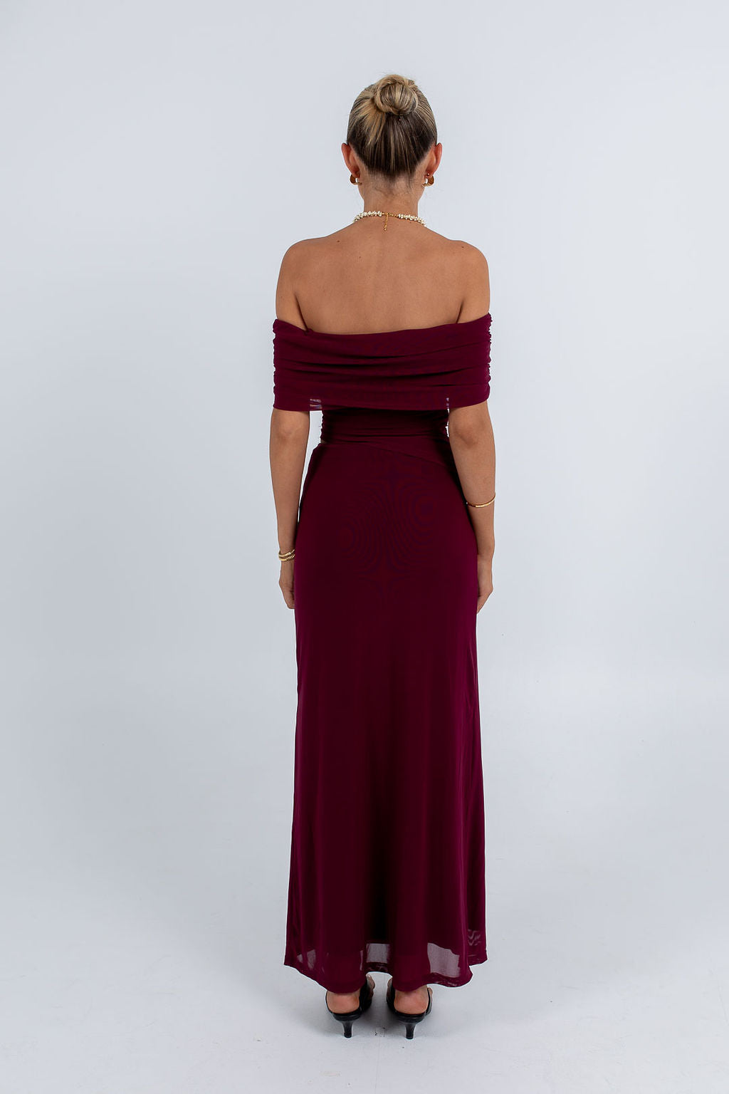 Fiora Maxi Dress Burgundy