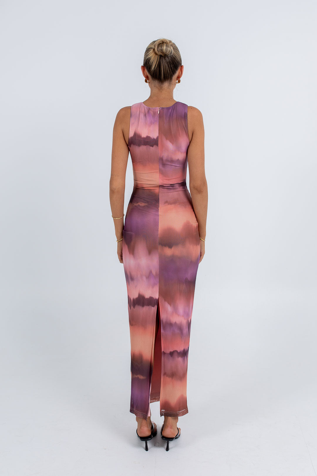 Kayla Maxi Dress - Desert Haze Mesh