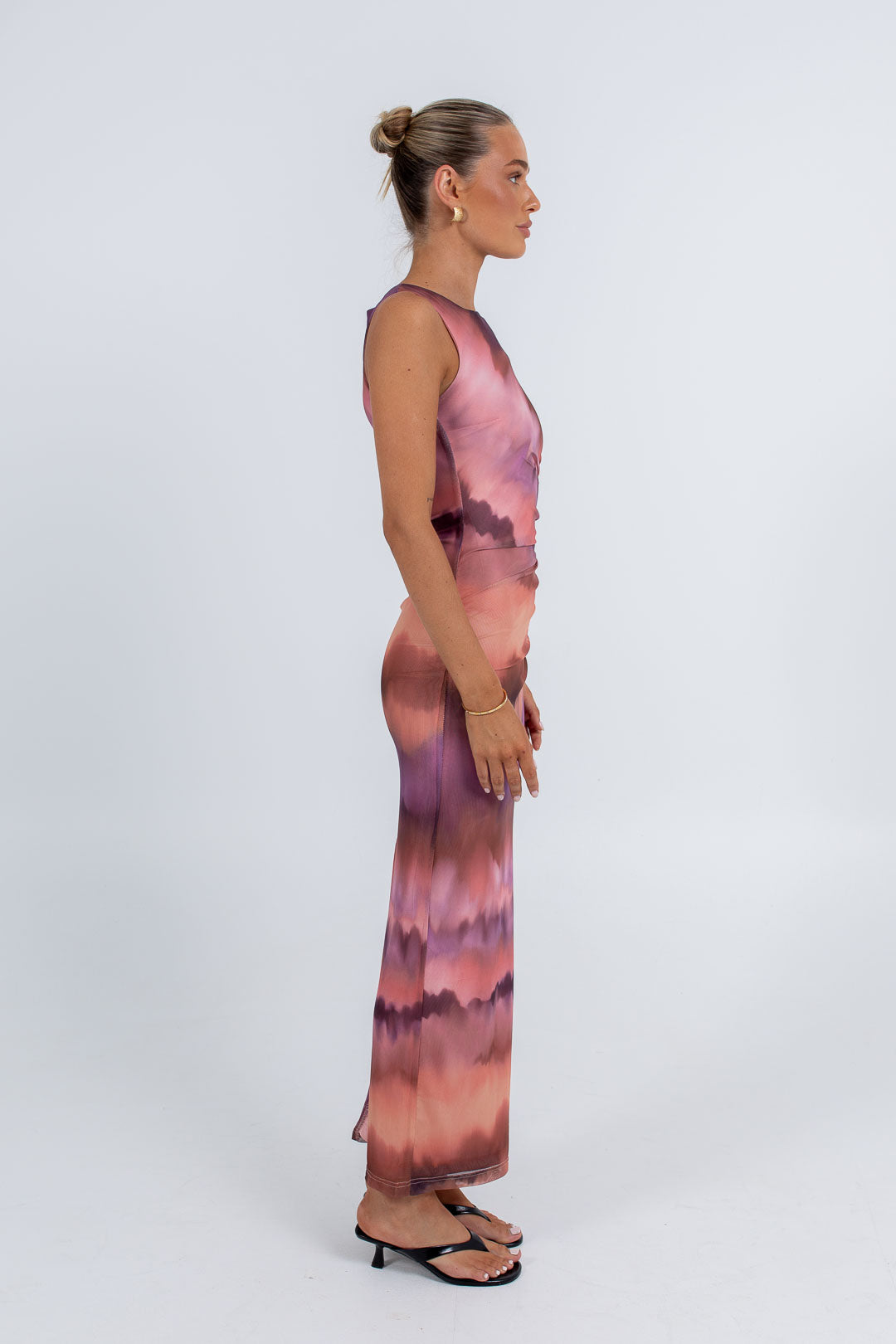 Kayla Maxi Dress - Desert Haze Mesh