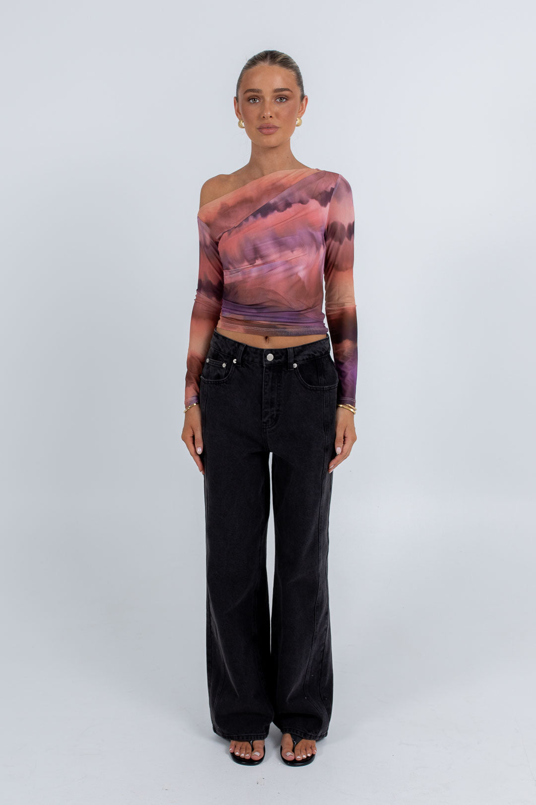 Sioban Top - Desert Haze Mesh