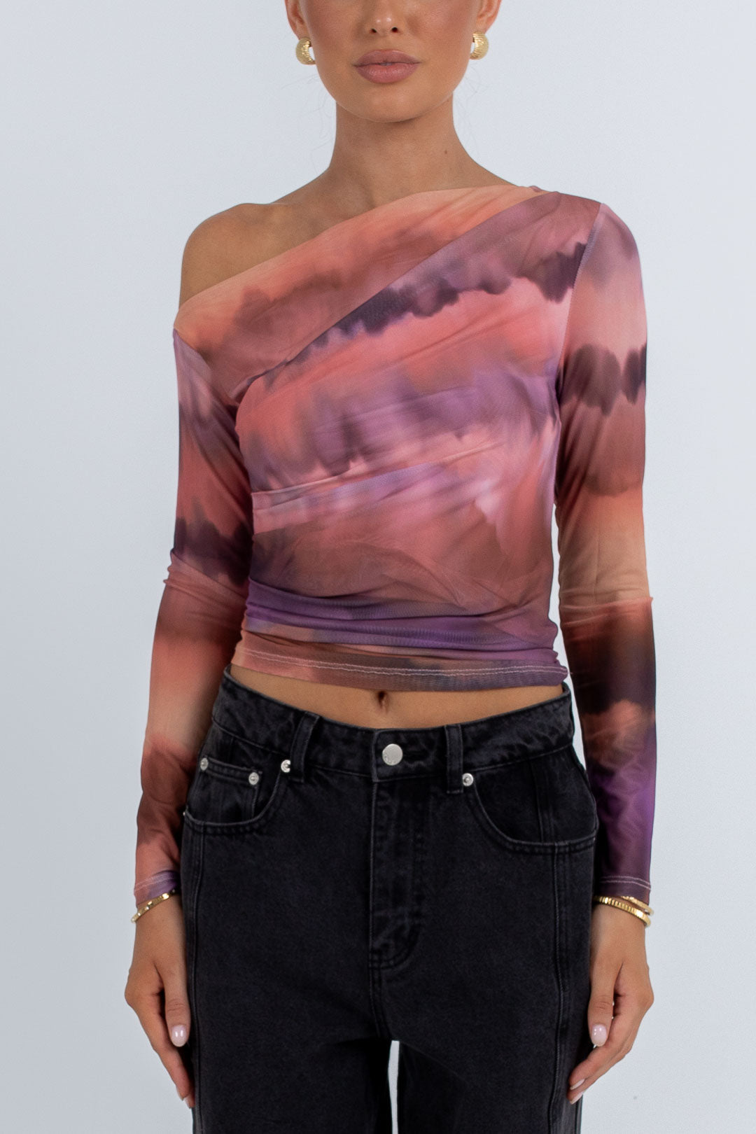 Sioban Top - Desert Haze Mesh