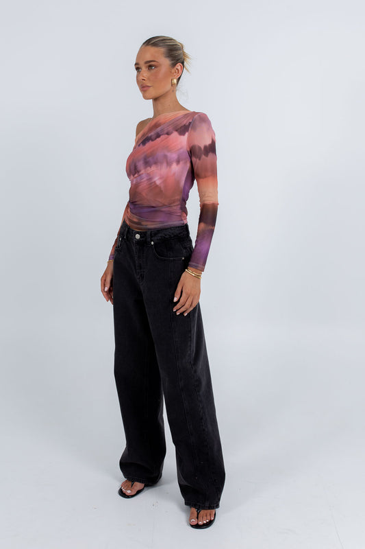 Sioban Top - Desert Haze Mesh