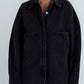 Ilou Denim Shirt - Washed Black