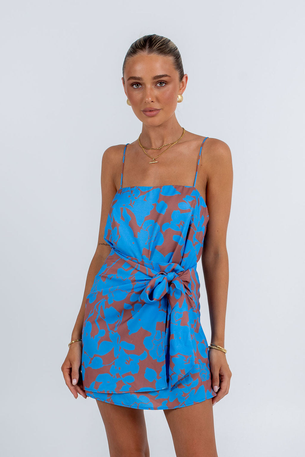Vigo Mini Skirt Azurosa Print