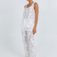Flavia Pant - White Lace