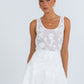 Dove Mini Skirt - White Lace