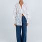 Blanche Shirt - White Lace