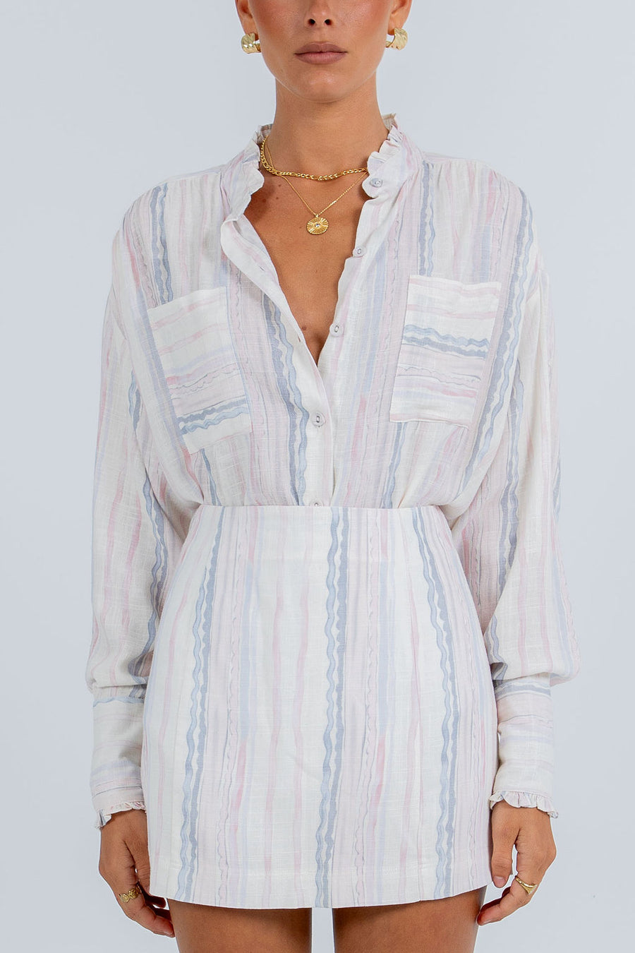 PASTEL WATERCOLOUR STRIPE