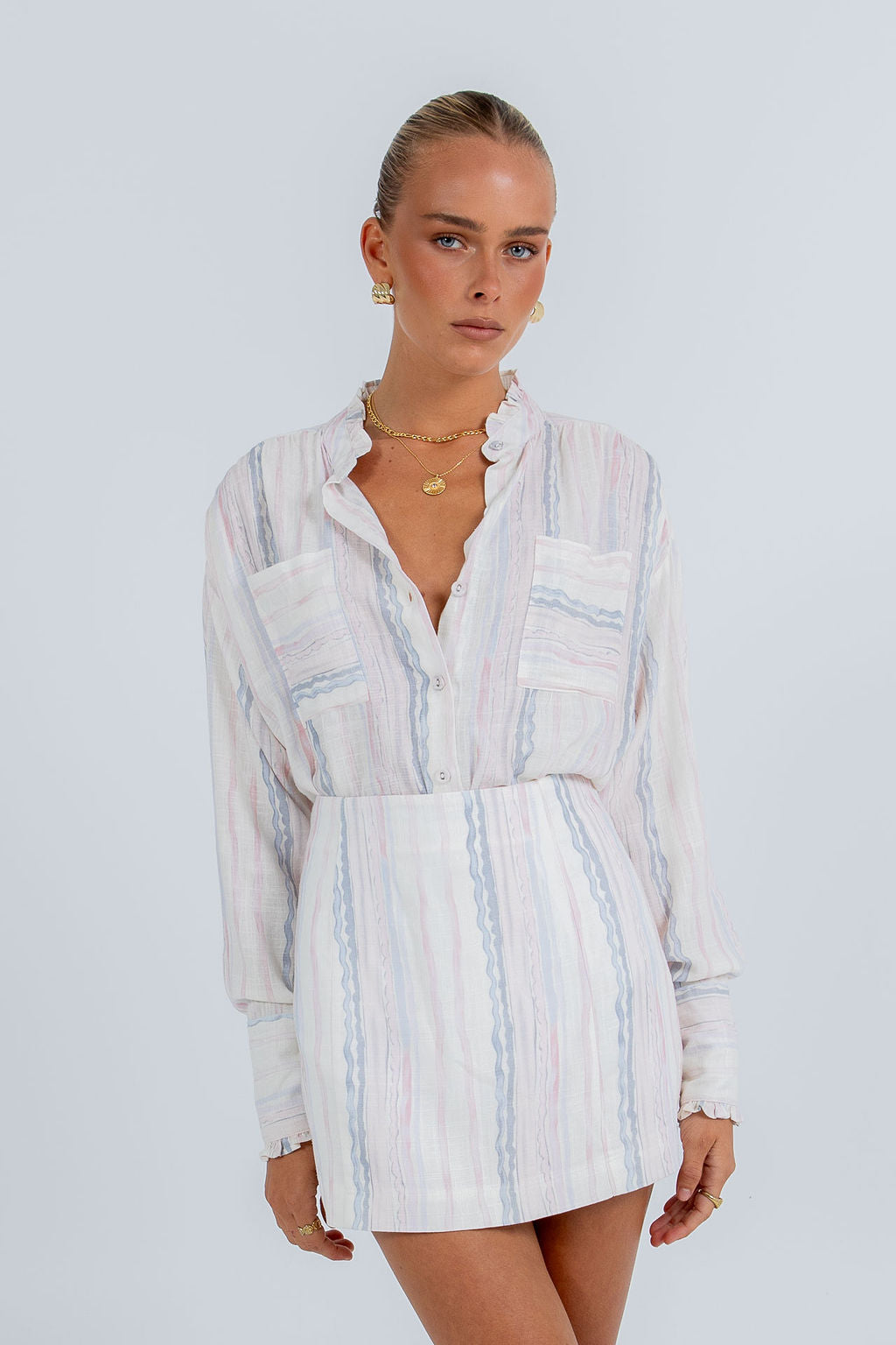 La Tinta Shirt Pastel Stripe
