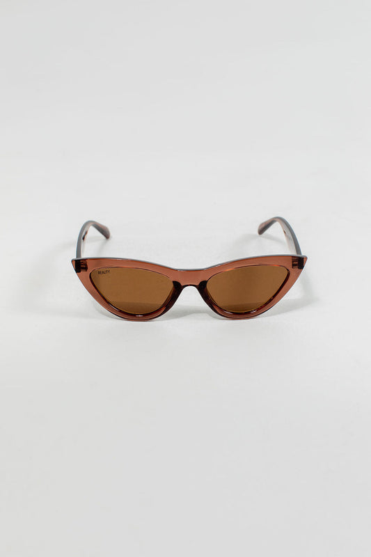Kiss Kiss Sunglasses - Mocha
