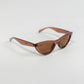 Kiss Kiss Sunglasses - Mocha