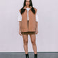 Zeta Quilted Vest - Caramel