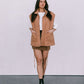 Zeta Quilted Vest - Caramel