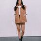 Zeta Quilted Vest - Caramel