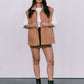Zeta Quilted Vest - Caramel