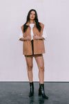Zeta Quilted Vest - Caramel