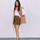 Zeta Quilted Vest - Caramel