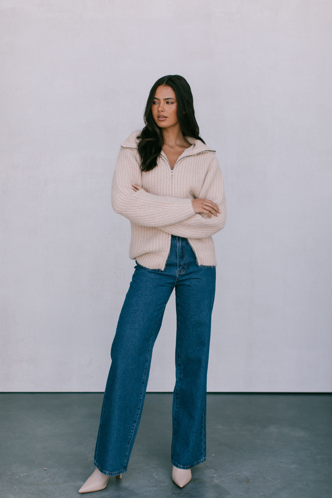 Dahlia Jumper Beige
