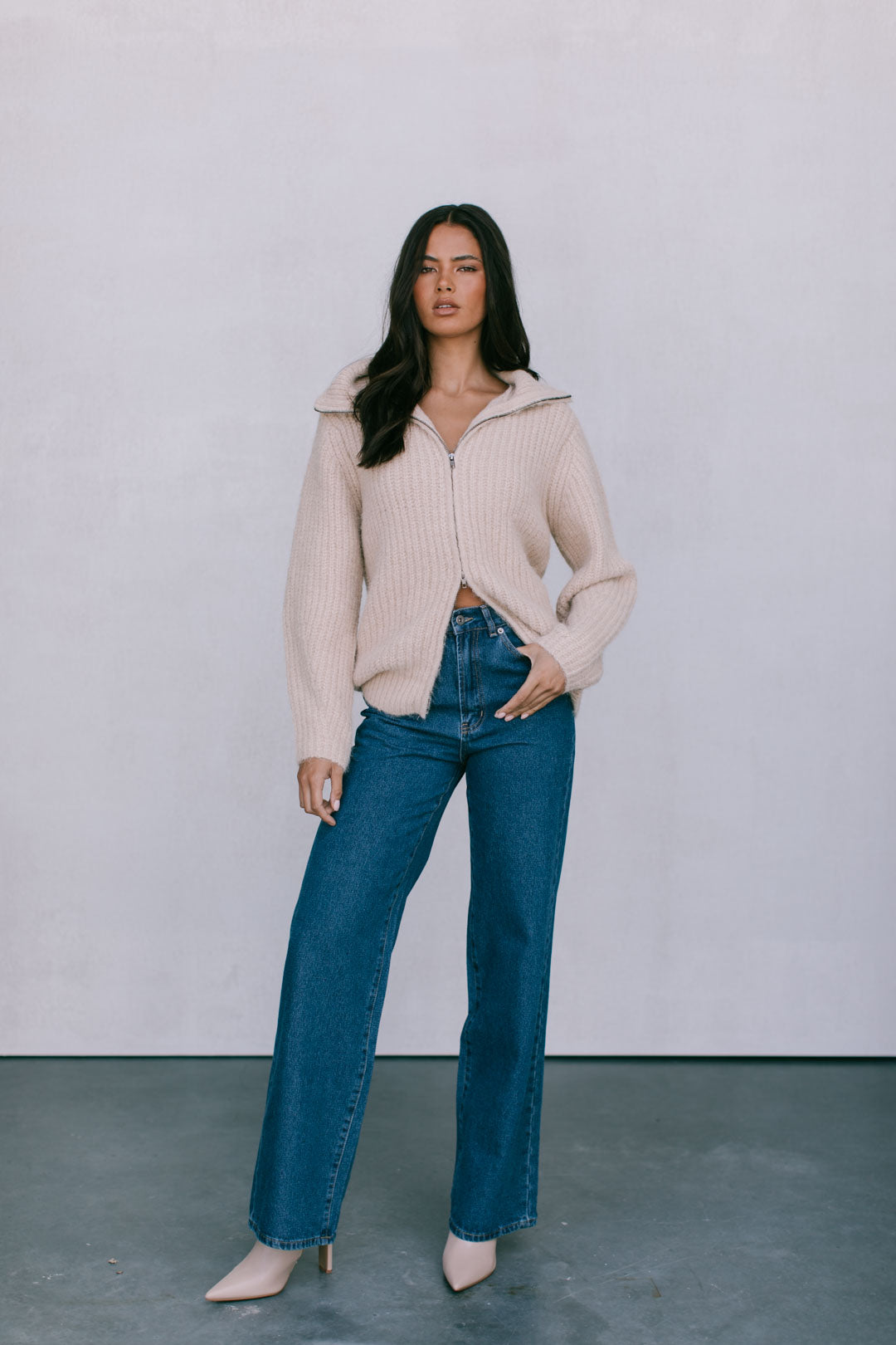 Dahlia Jumper Beige