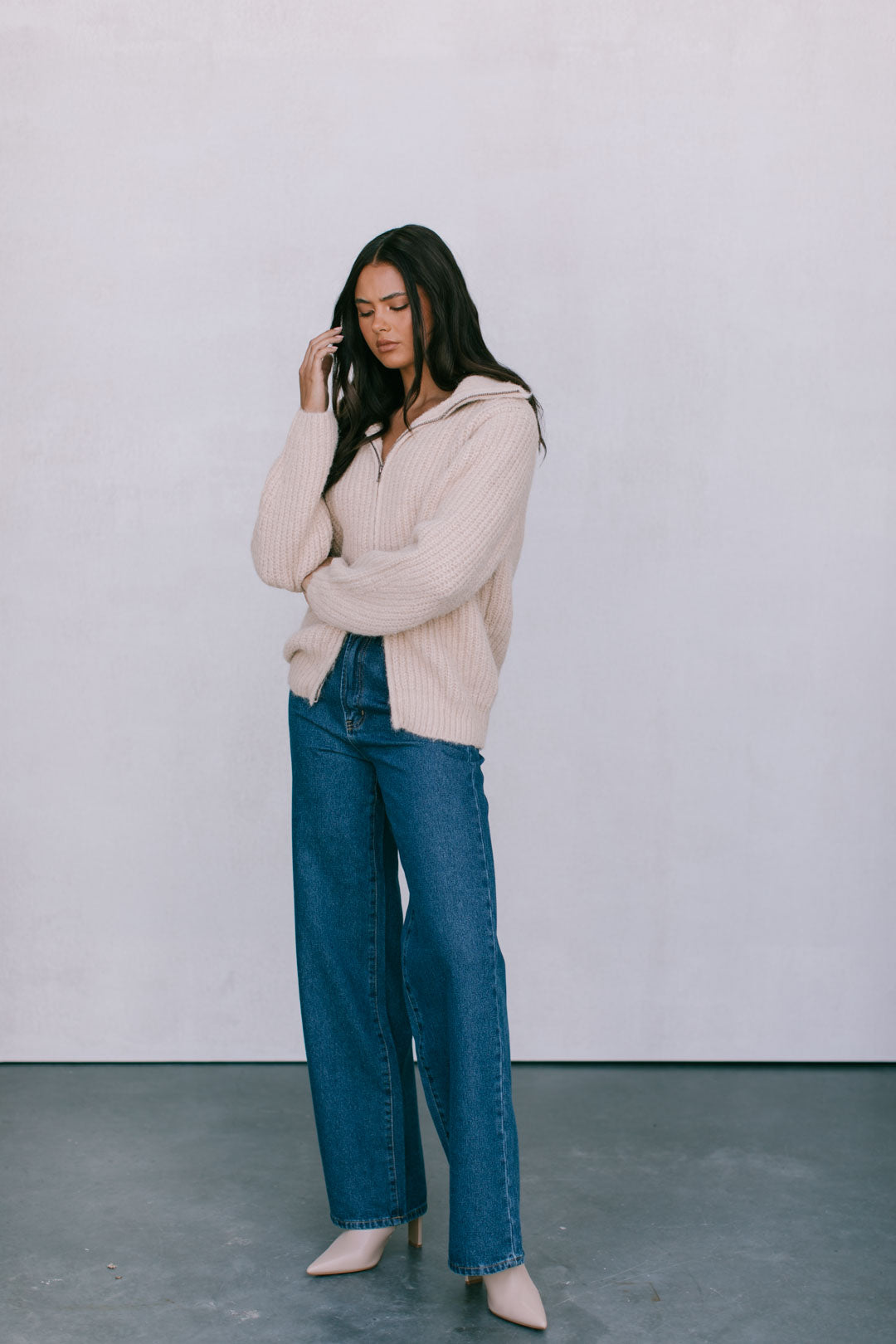 Dahlia Jumper Beige