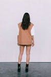 Zeta Quilted Vest - Caramel