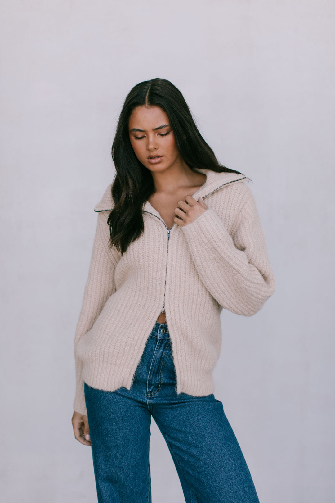 Dahlia Jumper Beige