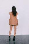 Zeta Quilted Vest - Caramel