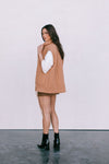 Zeta Quilted Vest - Caramel