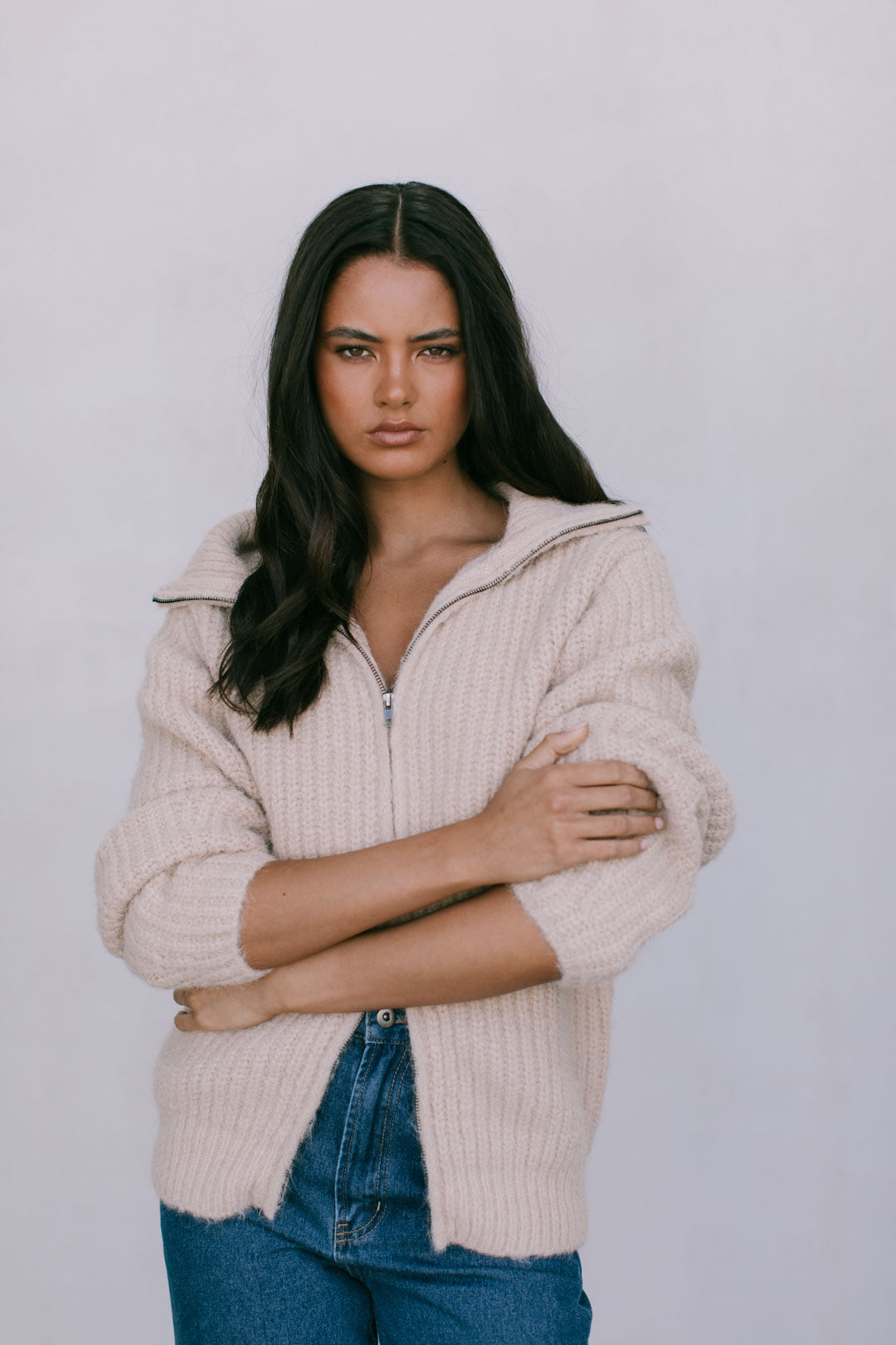 Dahlia Jumper Beige