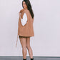 Zeta Quilted Vest - Caramel
