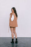 Zeta Quilted Vest - Caramel