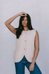 COMING SOON - Nadia Vest - Beige Marle