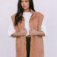 Zeta Quilted Vest - Caramel