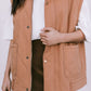 Zeta Quilted Vest - Caramel