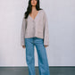 Demi Cardigan - Mushroom