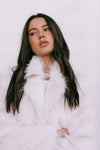 Delilah Faux Fur Jacket - Cream