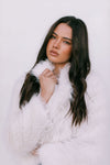 Delilah Faux Fur Jacket - Cream