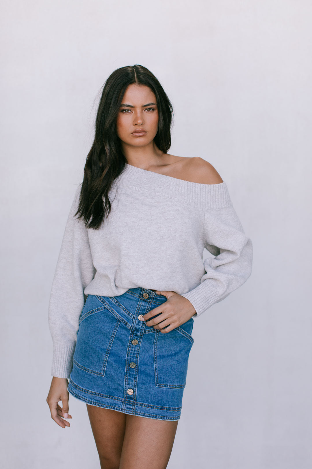 Bella Skirt - Denim