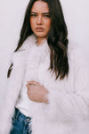 Delilah Faux Fur Jacket - Cream