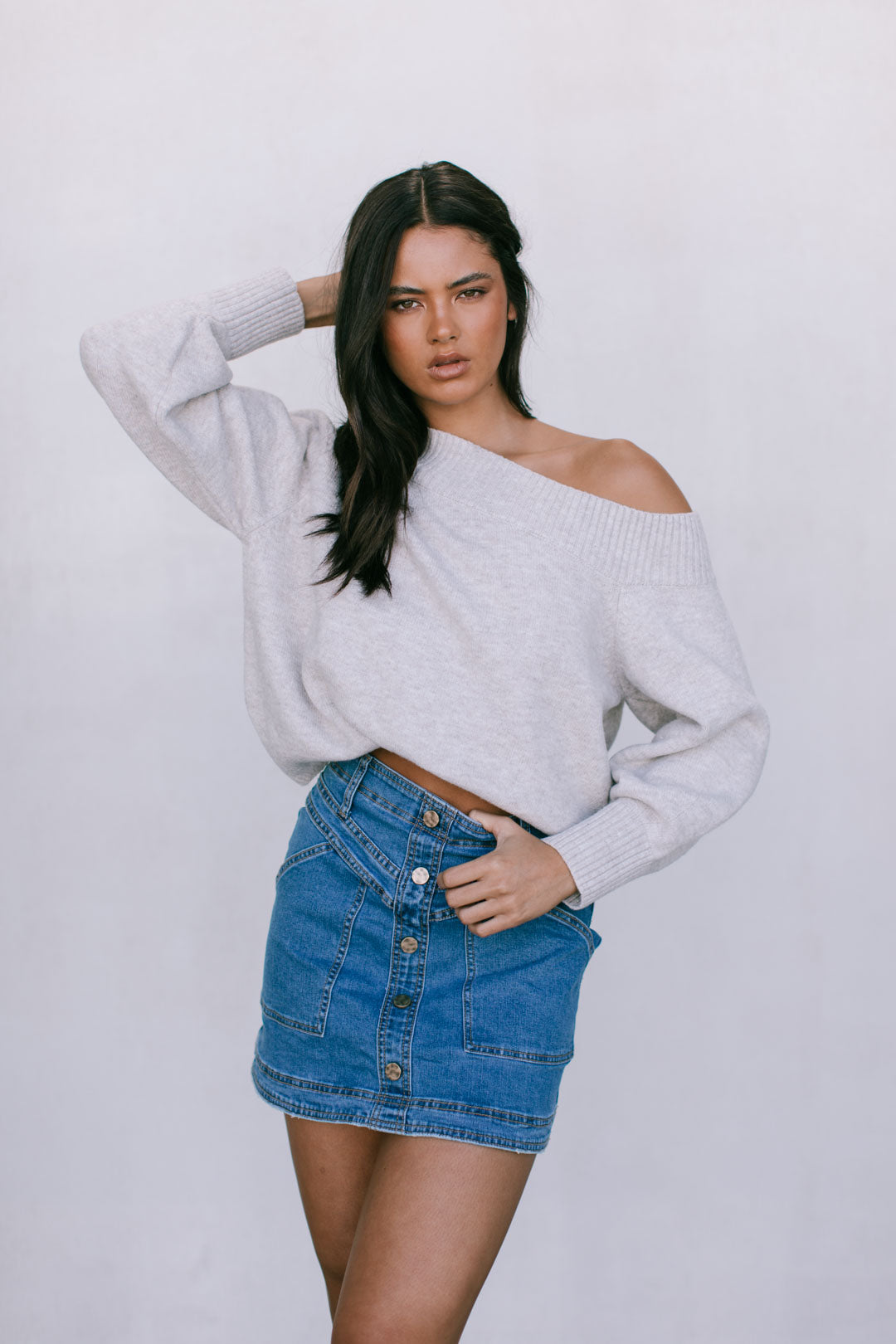 Bella Skirt - Denim